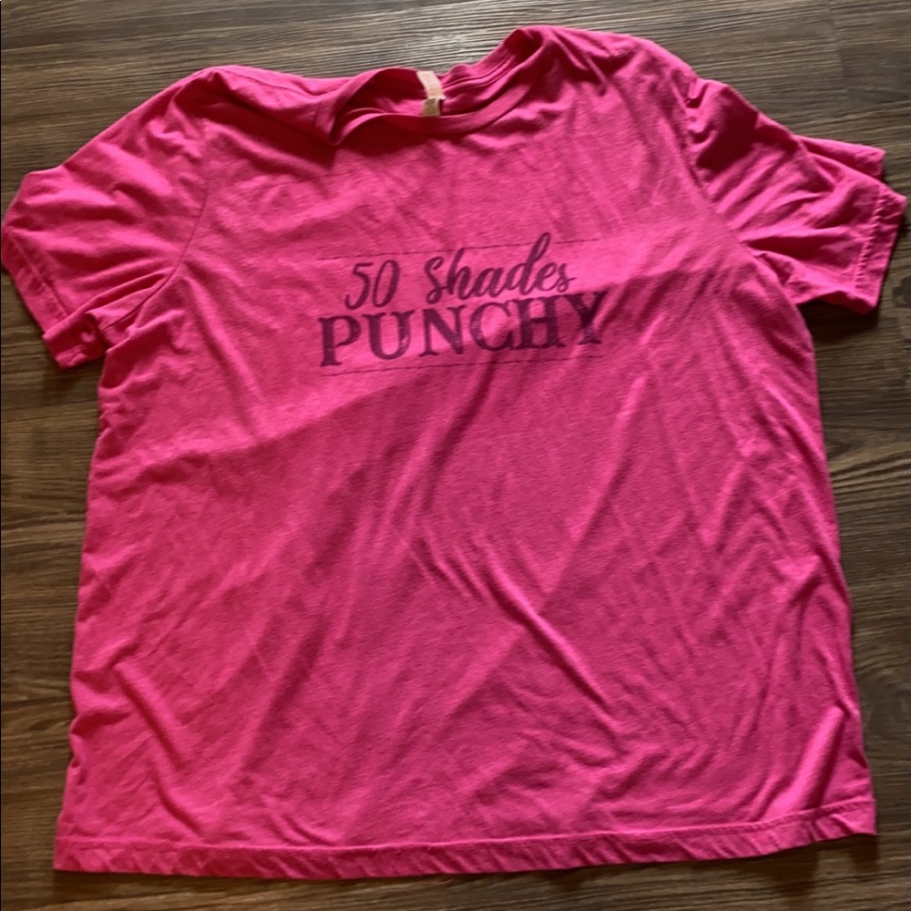 Bella canvas pink tee